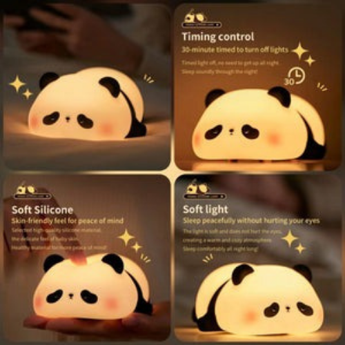 Panda Silicone Night Lamp – Touch