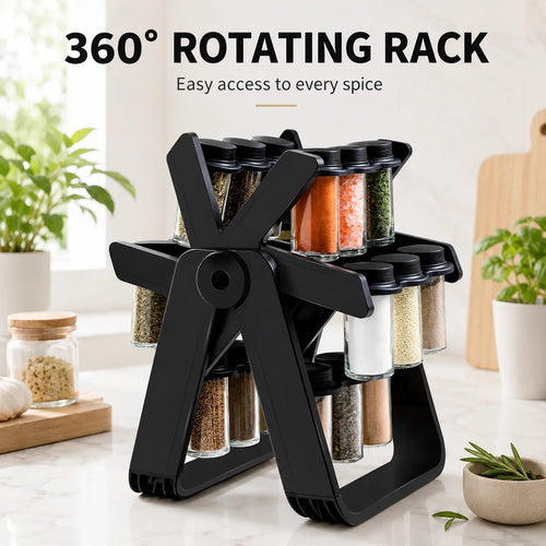 18 Jar Rotating Spice Rack