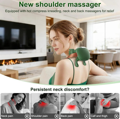 4D Wireless Neck, Shoulder & Leg Massager