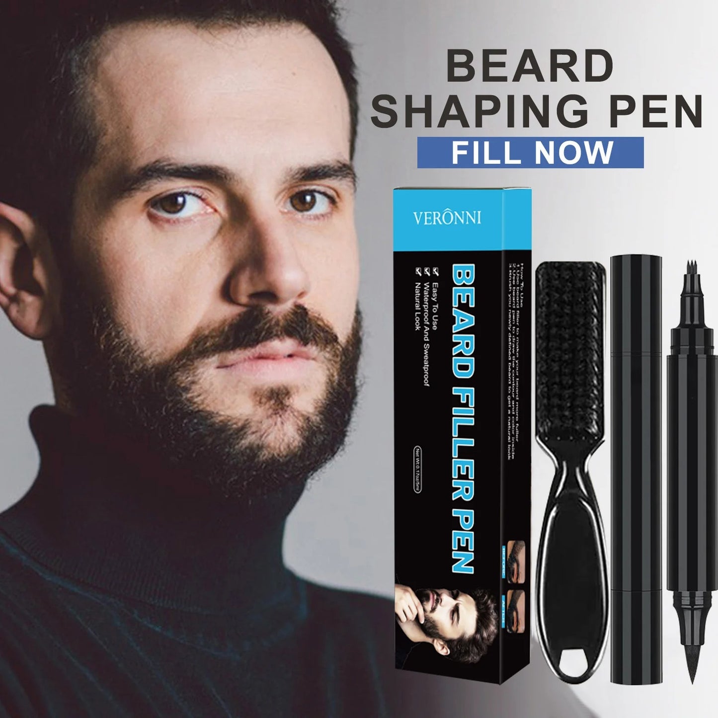 East Moon Beard Filler Pen (Waterproof)