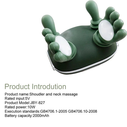 4D Wireless Neck, Shoulder & Leg Massager
