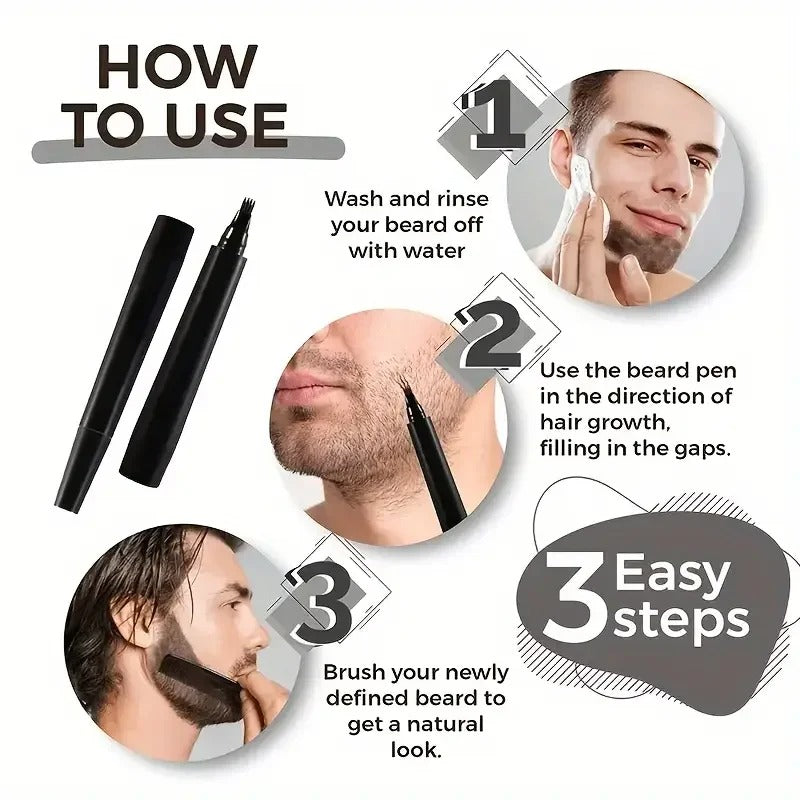 East Moon Beard Filler Pen (Waterproof)