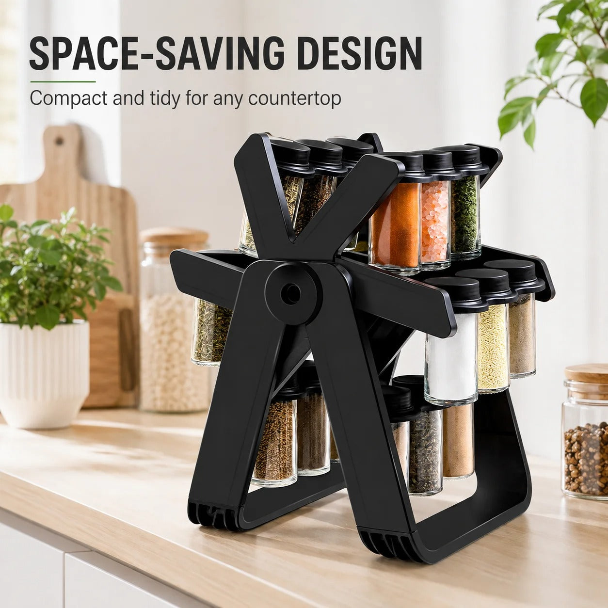 18 Jar Rotating Spice Rack