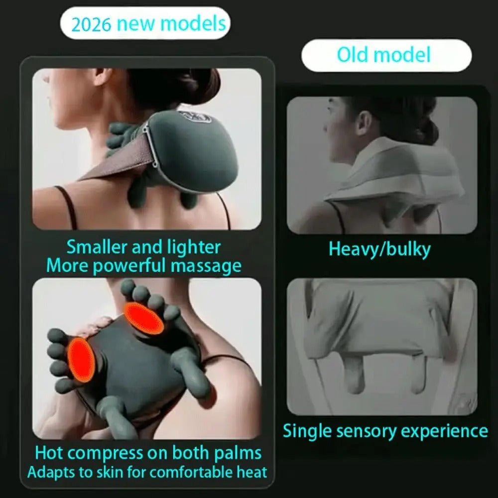 4D Wireless Neck, Shoulder & Leg Massager