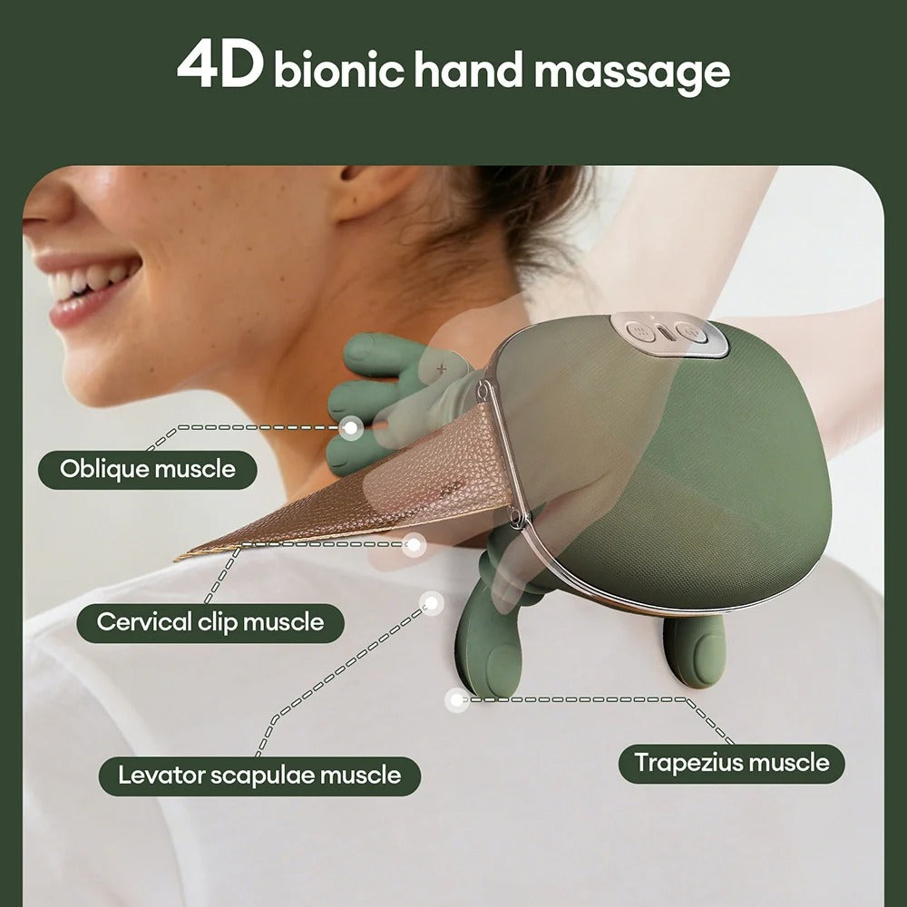 4D Wireless Neck, Shoulder & Leg Massager