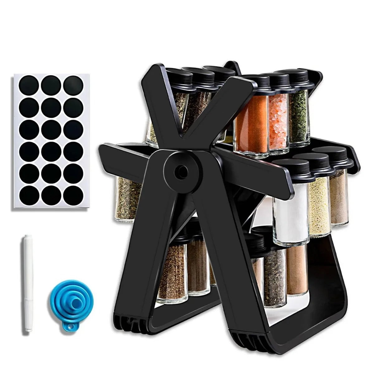 18 Jar Rotating Spice Rack