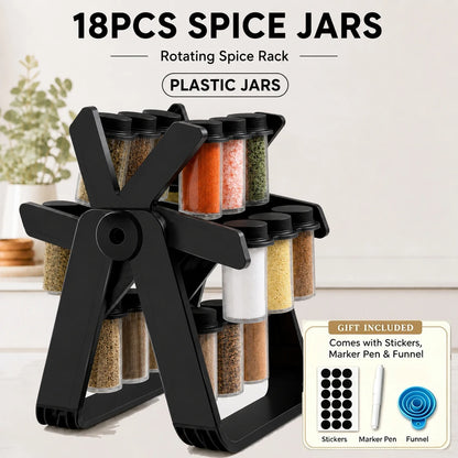 18 Jar Rotating Spice Rack